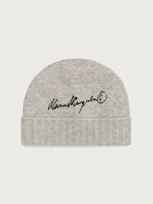 MM6 Maison Margiela czapka z wełną