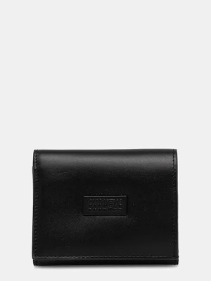 MM6 Maison Margiela etui na kartę skórzane kolor czarny SA5UI0026.P8622.T8013