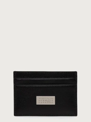 MM6 Maison Margiela etui na karty skórzane czarny