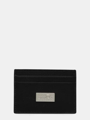 MM6 Maison Margiela etui na karty skórzane kolor czarny SA5UI0026.P8332.T8013