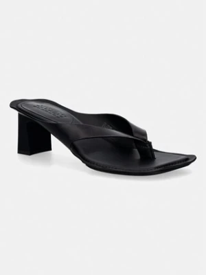 MM6 Maison Margiela japonki damskie skórzane