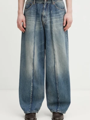 MM6 Maison Margiela jeansy relaxed fit męskie niebieski