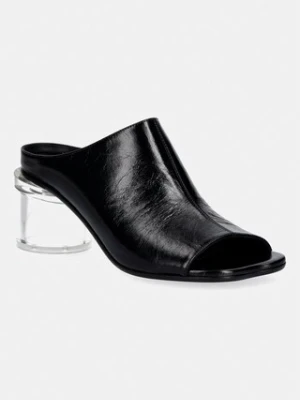 MM6 Maison Margiela klapki skórzane