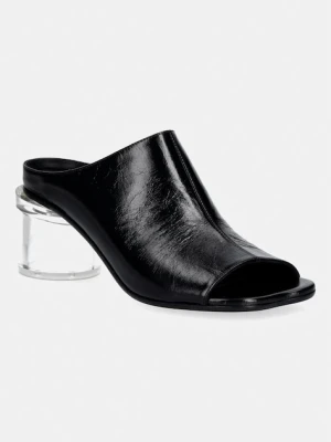 MM6 Maison Margiela klapki skórzane