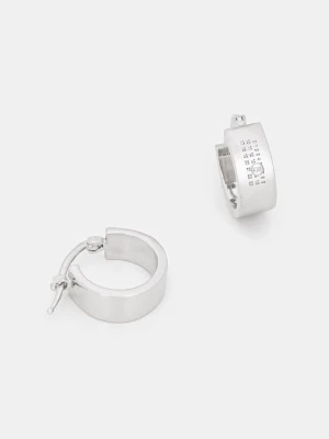 MM6 Maison Margiela kolczyki srebrny