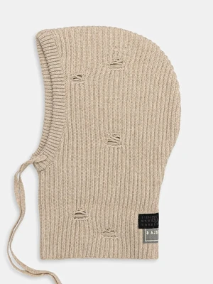 MM6 Maison Margiela kominiarka z wełną kolor beżowy S52TB0008.M13138.806