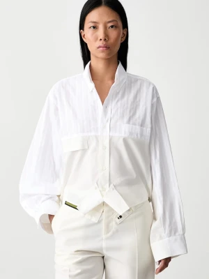 MM6 Maison Margiela koszula damska bawełniana biały