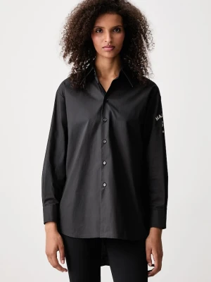 MM6 Maison Margiela koszula damska bawełniana czarny