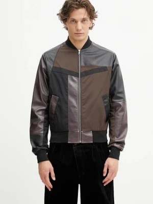 MM6 Maison Margiela kurtka bomber kolor brązowy przejściowa SH2AM0042.M35609.961