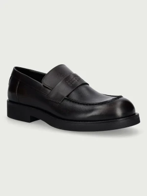 MM6 Maison Margiela loafersy męskie skórzane