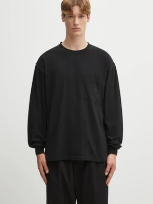 MM6 Maison Margiela longsleeve bawełniany kolor czarny z aplikacją SH0NH0016.M20050.900