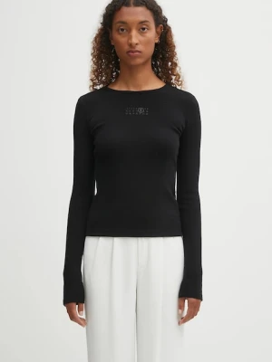 MM6 Maison Margiela longsleeve z domieszką wełny