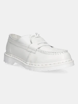 MM6 x Dr. Martens mokasyny skórzane damskie kolor biały na platformie S66WR0029 MM6 Maison Margiela