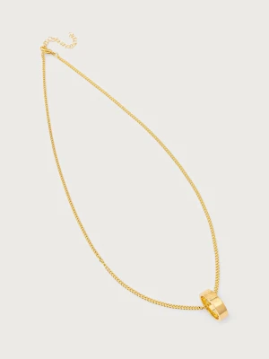 MM6 Maison Margiela naszyjnik damski mosiężny złoty