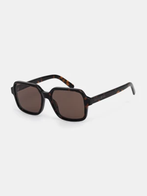 MM6 Maison Margiela okulary przeciwsłoneczne LUNETTES 4 HAVANA brązowy