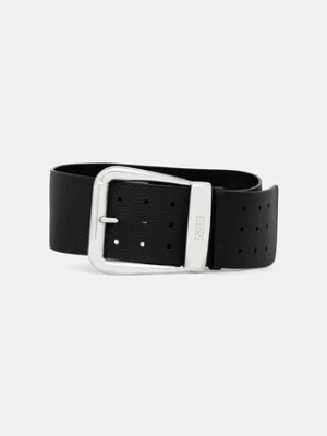 MM6 Maison Margiela pasek skórzany damski kolor czarny SA5TP0016.P8326.T8013