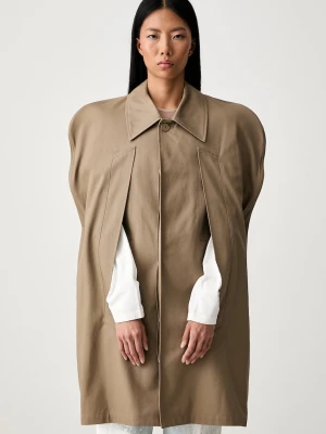 MM6 Maison Margiela płaszcz bawełniany damski