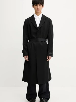 MM6 Maison Margiela płaszcz męski kolor czarny przejściowy SH0AA0009