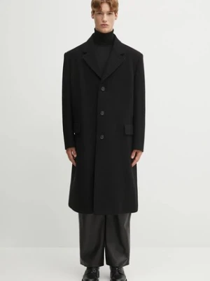 MM6 Maison Margiela płaszcz wełniany kolor czarny SH2AA0014.M35469.900