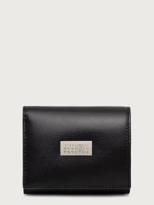 MM6 Maison Margiela portfel skórzany czarny