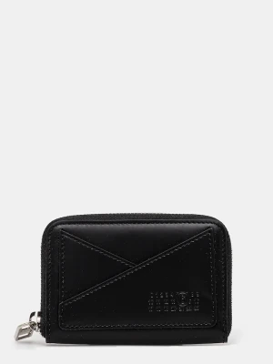 MM6 Maison Margiela portfel skórzany czarny