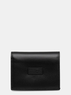 MM6 Maison Margiela portfel skórzany czarny