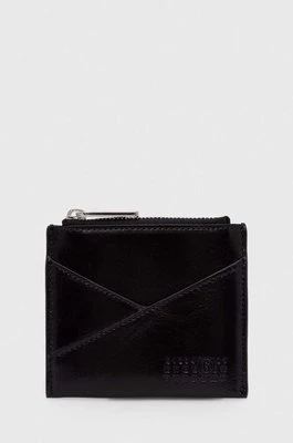 MM6 Maison Margiela portfel skórzany kolor czarny SA6UI0015