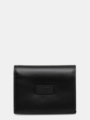 MM6 Maison Margiela portfel skórzany kolor czarny SA5UI0015.P8622.T8013