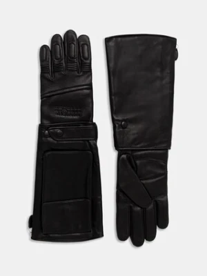 MM6 Maison Margiela x Agnelle rękawiczki skórzane męskie kolor czarny SH2TS0004.M07014.900