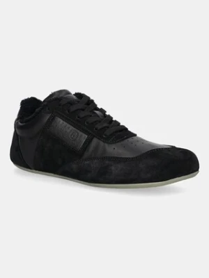 MM6 Maison Margiela sneakersy skórzane damskie kolor czarny S66WS0106