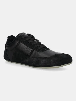 MM6 Maison Margiela sneakersy skórzane damskie kolor czarny S66WS0106
