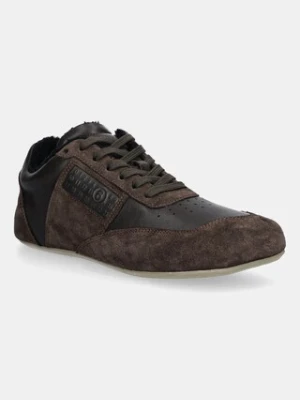 MM6 Maison Margiela sneakersy skórzane damskie kolor czarny S66WS0106.P6435.T8009