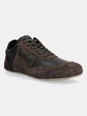 MM6 Maison Margiela sneakersy skórzane damskie kolor czarny S66WS0106.P6435.T8009