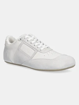 MM6 Maison Margiela sneakersy skórzane damskie kolor szary S66WS0106