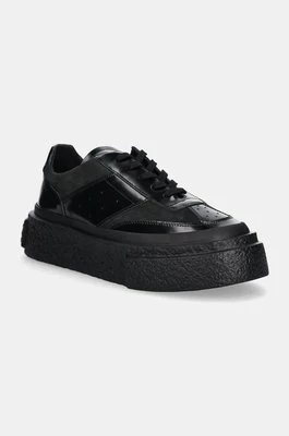 MM6 Maison Margiela sneakersy skórzane kolor czarny SH3WS0004.P7985