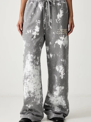 MM6 Maison Margiela spodnie dresowe damskie bawełniane szary