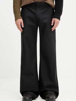 MM6 Maison Margiela spodnie męskie kolor czarny proste SH0KA0054.M35433.900