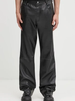 MM6 Maison Margiela spodnie męskie kolor czarny proste SH2LA0045.M35455.900