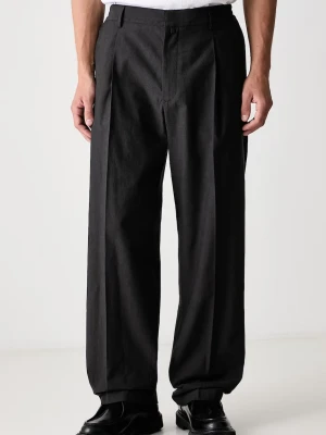 MM6 Maison Margiela spodnie straight z wełną męskie