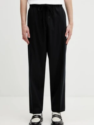 MM6 Maison Margiela spodnie z dodatkiem wełny