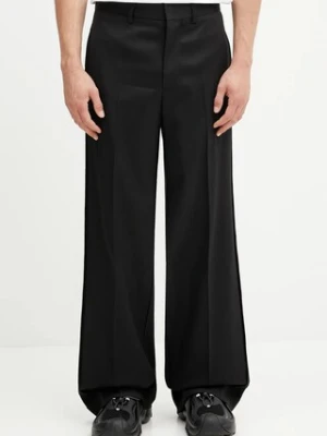 MM6 Maison Margiela spodnie z wełną męskie kolor czarny proste SH0KA0047.S47848.900