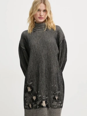 MM6 Maison Margiela sukienka dwustronna wełniana