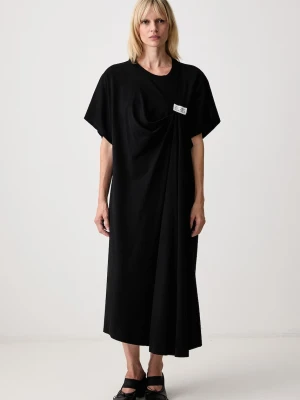 MM6 Maison Margiela sukienka gładka bawełniana