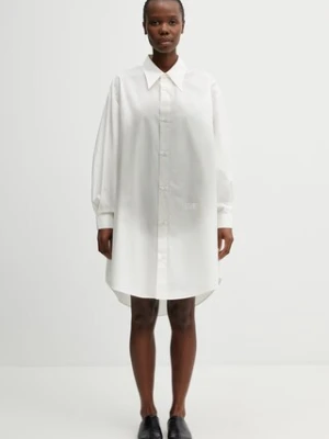 MM6 Maison Margiela sukienka koszulowa bawełniana