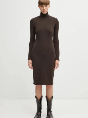 MM6 Maison Margiela sukienka z dodatkiem wełny