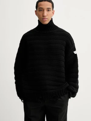 MM6 Maison Margiela sweter wełniany czarny