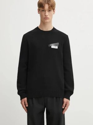 MM6 Maison Margiela sweter wełniany męski kolor czarny SH2HL0030.M13168.900S