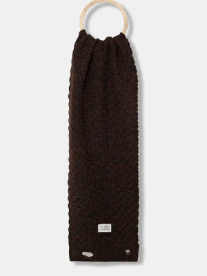 MM6 Maison Margiela szalik z wełną męski kolor brązowy wzorzysty SH2TE0005.M13174.961