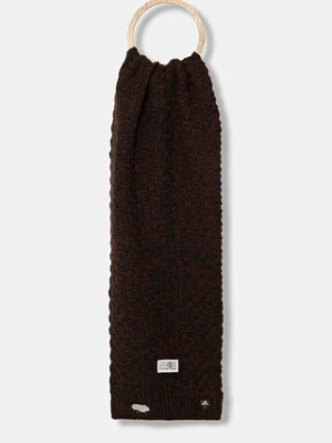MM6 Maison Margiela szalik z wełną męski kolor brązowy wzorzysty SH2TE0005.M13174.961