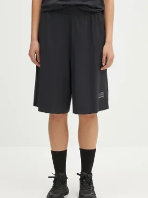 MM6 Maison Margiela szorty damskie kolor czarny gładkie high waist S52MU0131.M35417